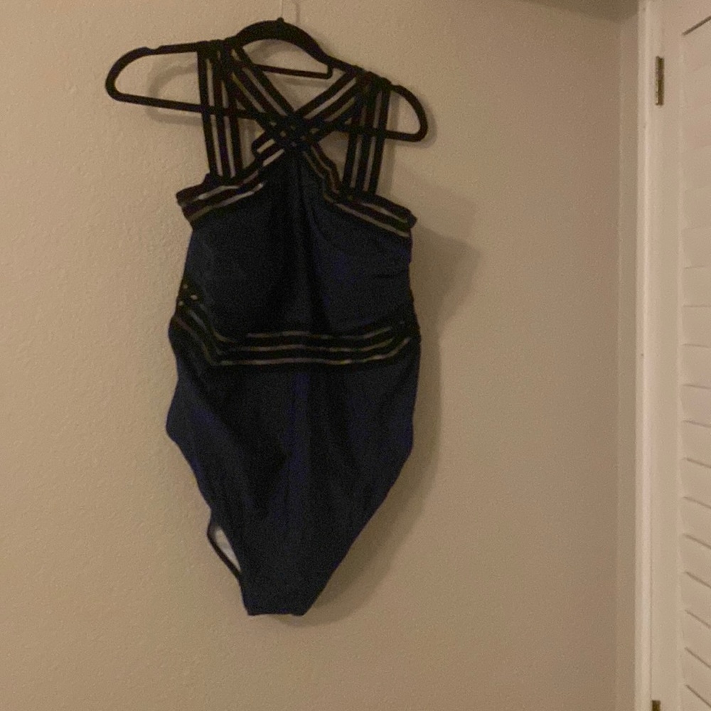 Black and Navy one piece bathing suit - buy one get one free